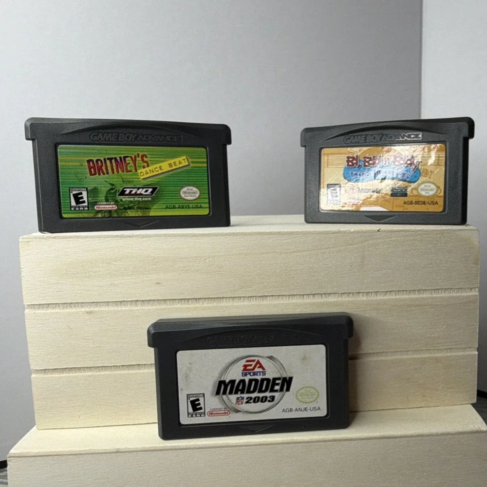 Nintendo Game Boy Advance GBA Game Lot - 3 Games T&W Clean